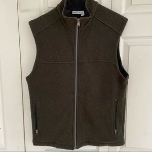 Men’s Ibex merino wool vest, size large, EUC